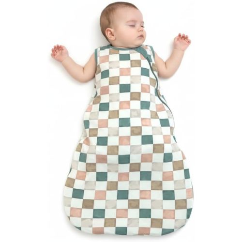KIDSco. Sleep Sack for Babies and Toddlers 6-18 Months, Rayon Made from Bamboo 1.5 TOG, Wearable Blanket with 2 Way Zipper