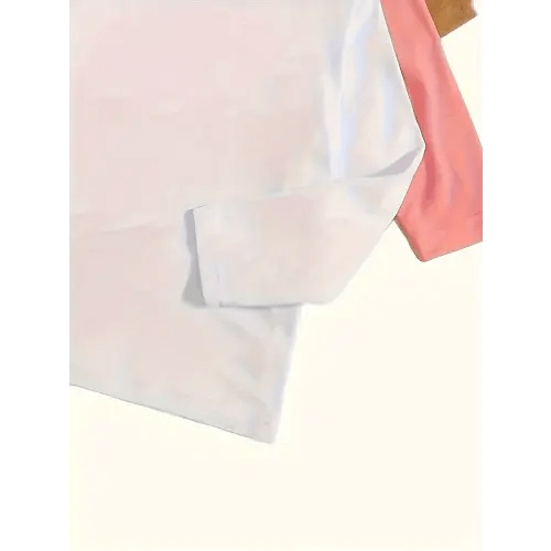 girls' casual long sleeve soft polyester blend round - Temu Canada