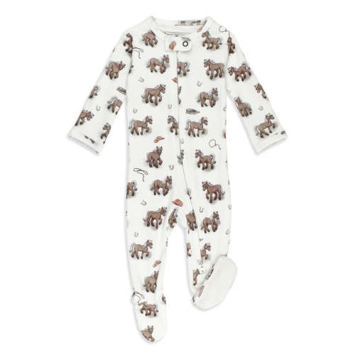 Little Lasso | Organic Zipper Footie – L'ovedbaby