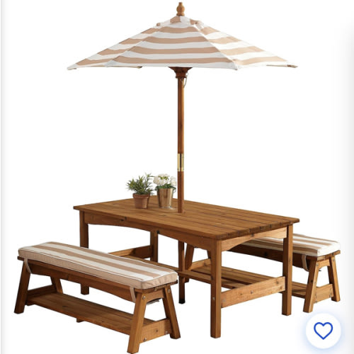 KidKraft Outdoor Table & Bench Set | Academy