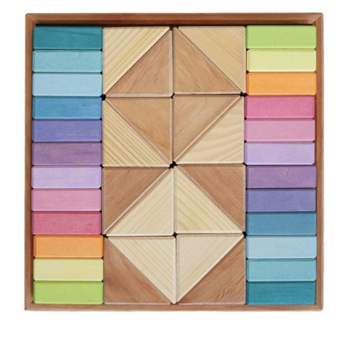 Grimm’s Pastel Duo Block Set