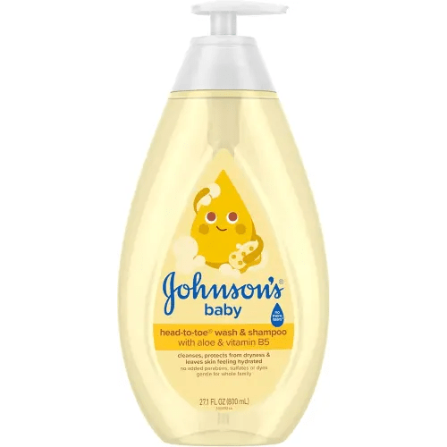 Title: Johnson's Head-To-Toe Gentle Baby Body Wash & Shampoo, Tear-Free, Sulfate-Free & Hypoallergenic Bath Wash & Shampoo for Baby's Sensitive Skin & Hair, Washes Away 99.9% Of Germs 27.1 fl. oz