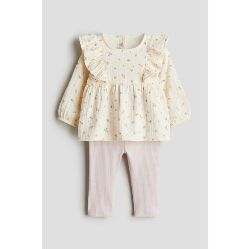 2-PIECE BLOUSE AND LEGGINGS SET
