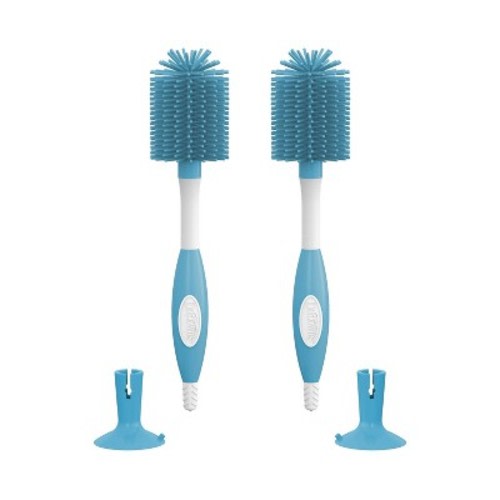 Dr. Brown's Soft Touch No Scratch Baby Bottle Cleaning Brush - 2pk