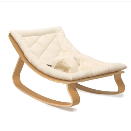 Baby Rocker LEVO With Organic White Cushion