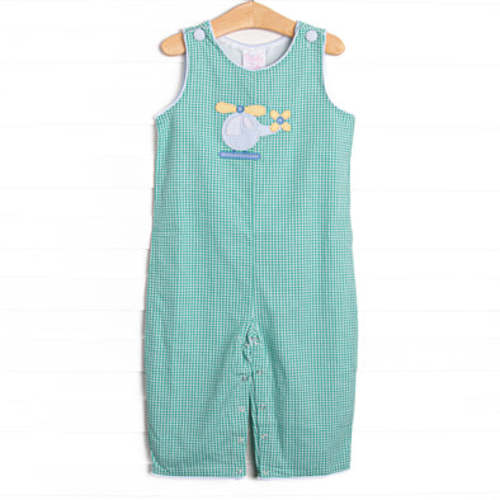 Ride in the Sky Applique Jon Jon, Green – Stitchy Fish