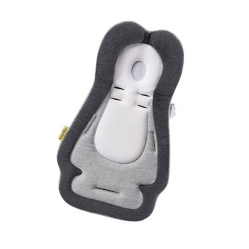 Babymoov Cosymorpho Universal Infant Insert - Gray/Black: Stroller Accessories