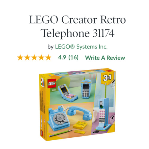 LEGO Creator Retro Telephone 31174 by LEGO Systems Inc. | Barnes & Noble®