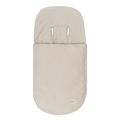 Beige Stripes Stroller Footmuff