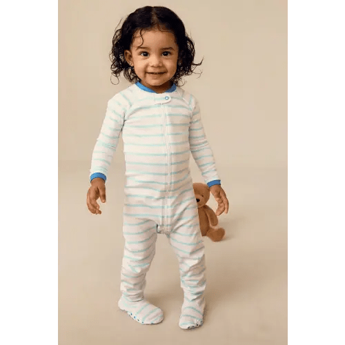 LAKE | Baby | Pima Cotton Pajamas | Sail Away Baby Sleeper