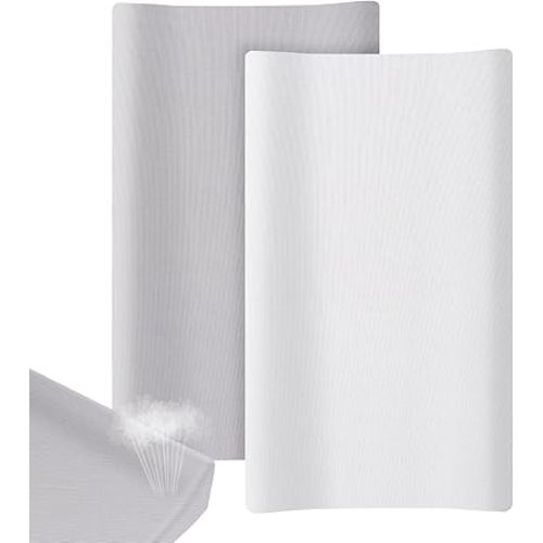 Changing Pad Cover Compatible with Graco,15 x 33 Inches,Organic Cotton,Breathable & Easy to Clean Changing Pad Sheets Compatible with Graco for Girls and Boys,2PACKS