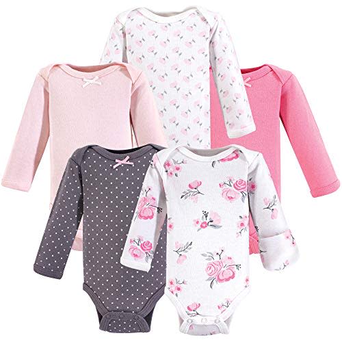 Hudson Baby baby-girls Cotton Preemie Bodysuits