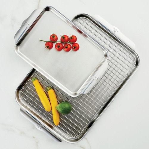 Set of 3, Hestan Provisions OvenBond Stainless-Steel Ovenware