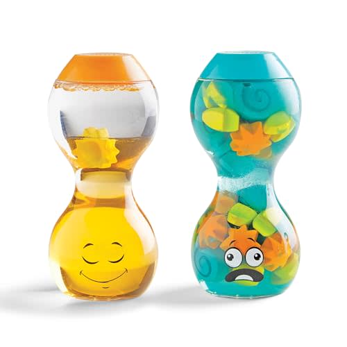 hand2mind Express Your Feelings Sensory Bottles- Opposite Emotions, Toddler Sensory Toys, Quiet Fidget Toys, Play Therapy Toys, Calm Down Corner Supplies, Calming Corner, Social Emotional Learning