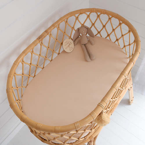 Babyccino Organic Bassinet Sheet / Change Pad Cover