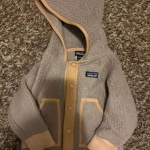 Patagonia baby fleece jacket 12-18 mo