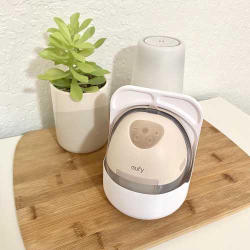 Breast Pump Carrier with Handle: Eufy S1, E10, E20 - Portable 3D Storage Caddy & Breastmilk Bag Clip Holder