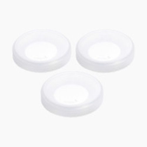 Boon Nursh Breast Milk Storage Lids - Made for Boon Nursh Bottles - Lids for Formula Travel Container - Breastfeeding Essentials and Baby Feeding Supplies - 3 Count