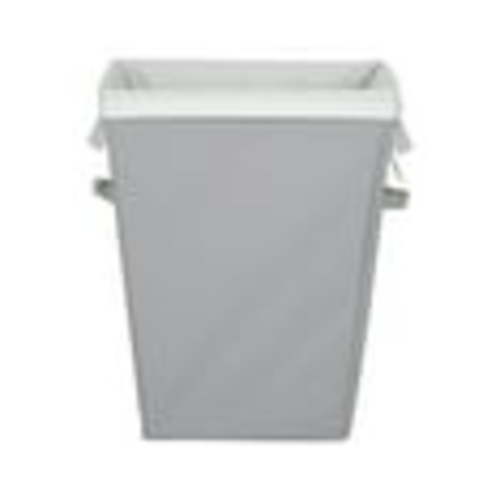 Mainstays Rectangular Polyester Laundry Basket Hamper Sortor with Removable Liner for Adult, Gray