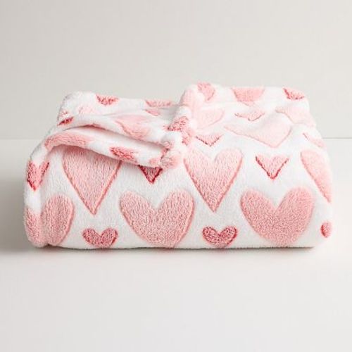 The Big One® Valentine's Day Hearts Oversized Supersoft Plush Throw