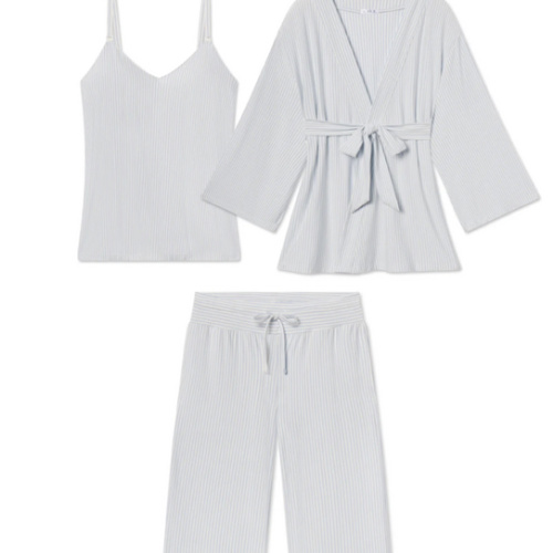 LAKE | Women | DreamModal® Pajamas | Fog Maternity Kimono Bundle