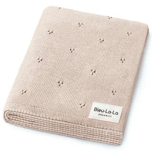 Organic Pointelle Luxury Knit Swaddle Blanket