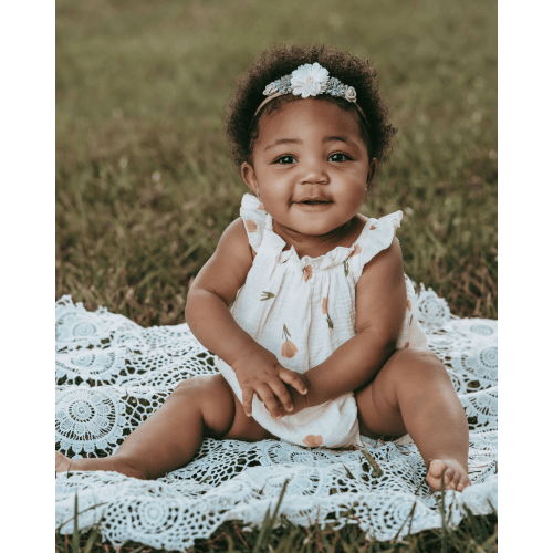 Ivy Flutter Sleeve Bubble Romper - Buttercup Bloom – Bailey's Blossoms