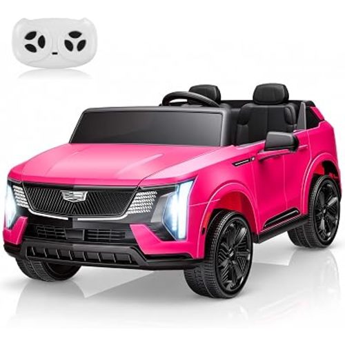 Firstness 2 Seater Ride on Car Licensed Cadillac Escalade IQ Ride on, Pink