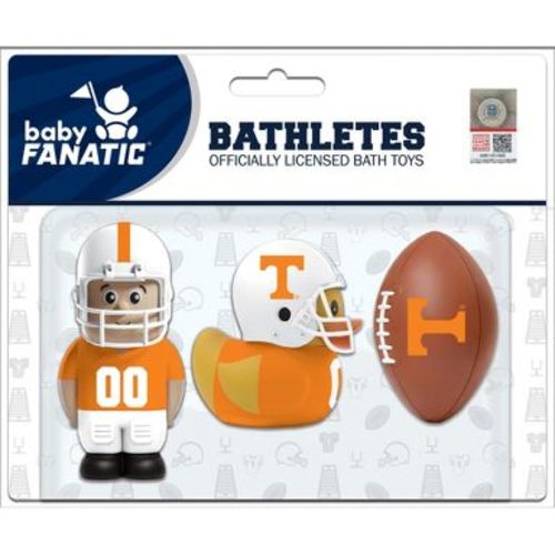 BabyFanatic Bath Toys 3 Pack - NCAA Tennessee Volunteers Bathletes Toy Set