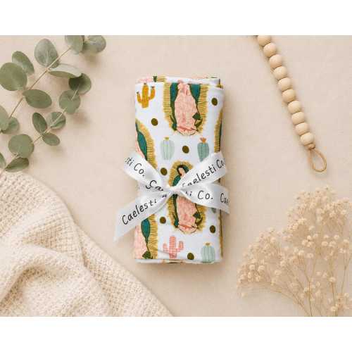 Our Lady of Guadalupe Bamboo Baby Swaddle: Catholic Gift
