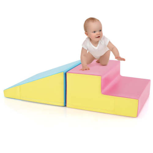 Indoor Baby Foam Climbing Blocks Soft Play Set with PU Leather
