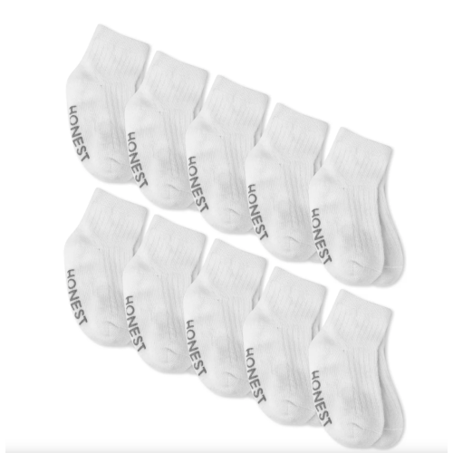 10 pair Cozy Socks Sustainably Made for Baby & Toddler | Honest Baby Clothing