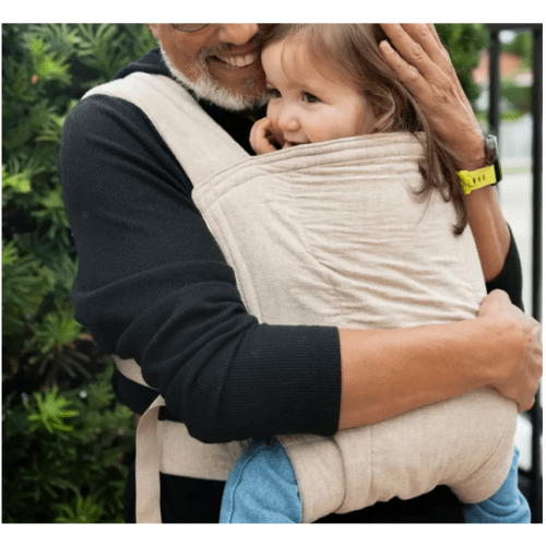 Tan Buckle Baby Carrier | Ergonomic Soft Structured Carrier