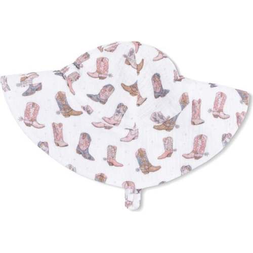 Cowgirl Boots - Wide Brim Sun Hat - Angel Dear | Maisonette