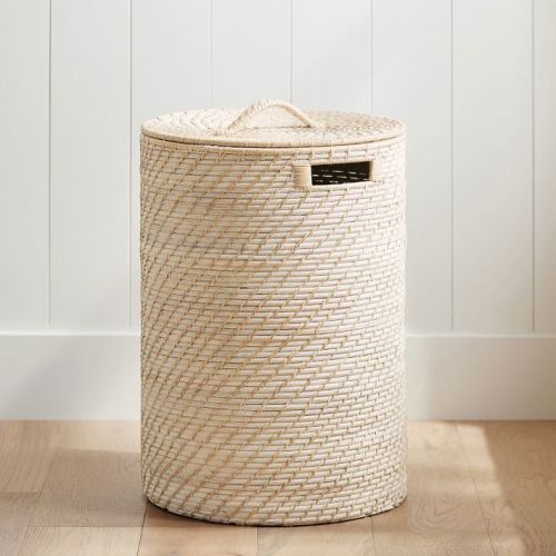 Quinn Storage Hamper - White Wash