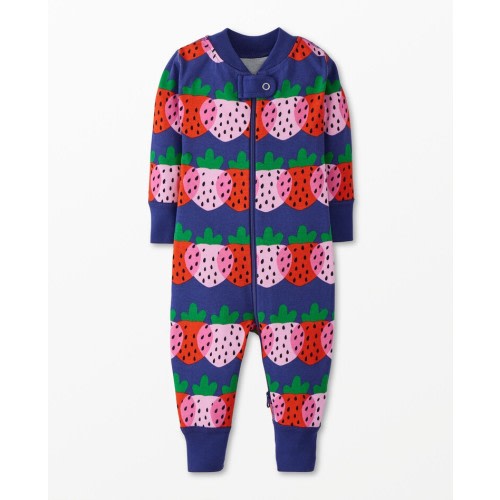 Baby Print 2-Way Zip Sleeper