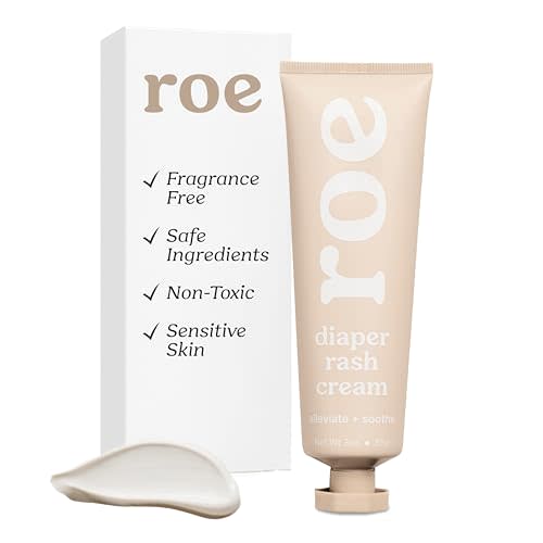 Roe Wellness- Diaper Rash Cream Paste Ointment W/Zinc Oxide | Maximum Strength Diaper Rashes Soothing Cream, Ointment for Babies