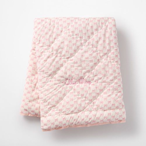 Block Print Quilted Blanket