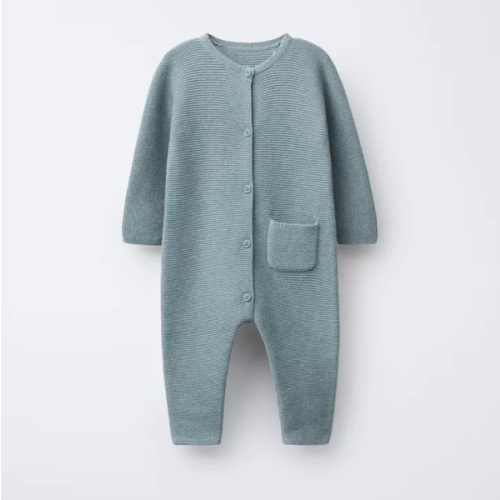 KNIT JUMPSUIT WITH LINKS - Green / Blue | ZARA United States