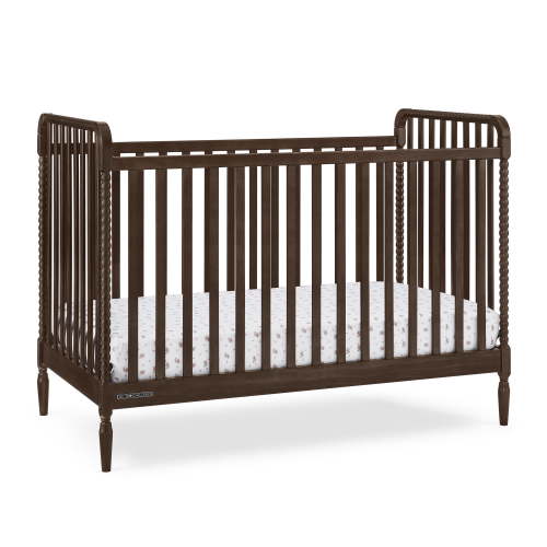 Delta Children Lily 4-in-1 Convertible Crib - Walnut Espresso
