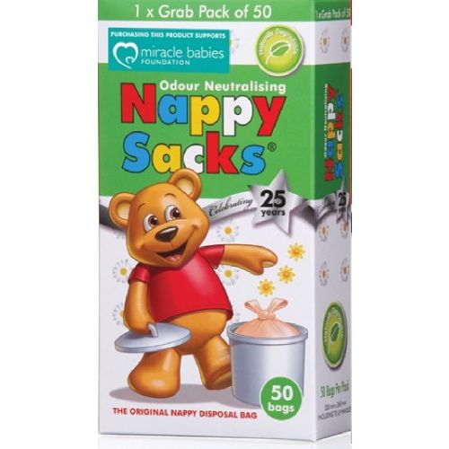 Nappy Sacks Disposable Nappy Bags 50 Pack