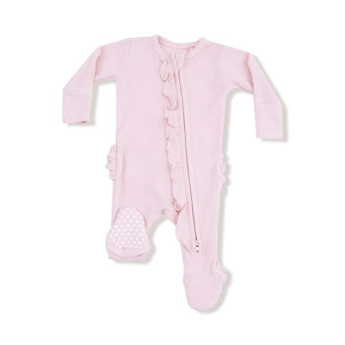 2 Way Ruffle Zipper Footie
