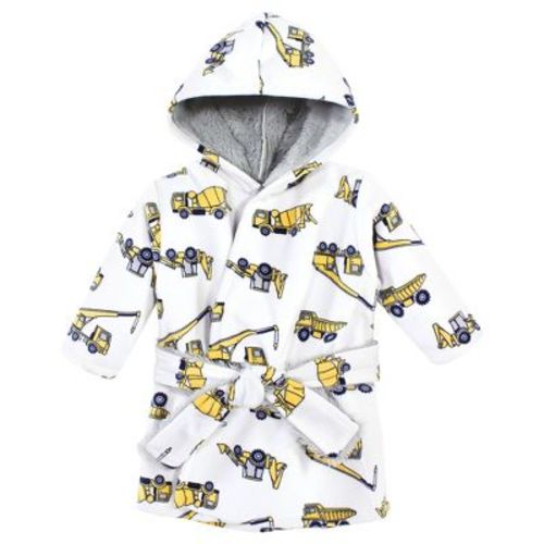 Hudson Baby Mink with Faux Fur Lining Pool and Beach Robe Cover-ups, Construction, 12-18 Months