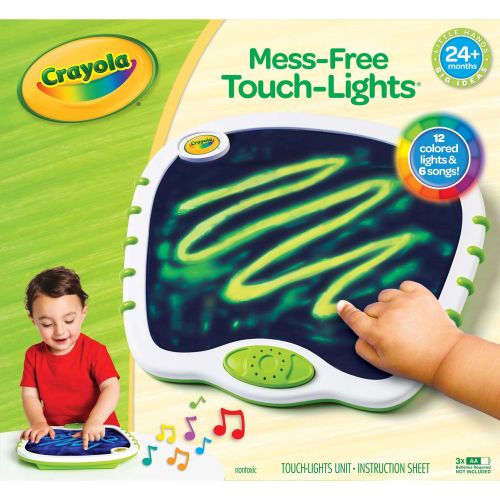 Crayola First Touch Lights, Musical Doodle Board, Gift for Toddlers