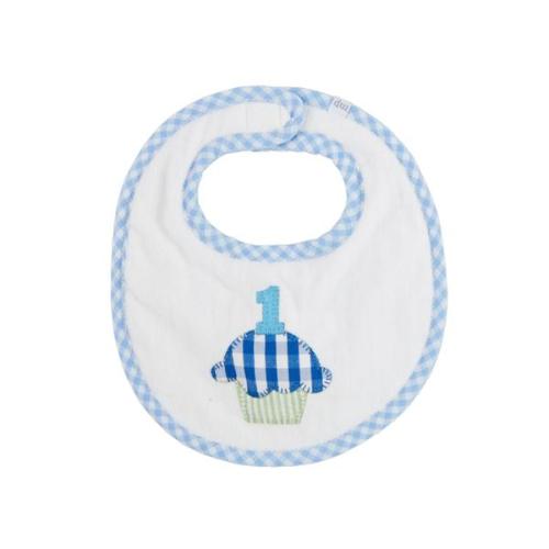 Blue Musical Birthday Bib
