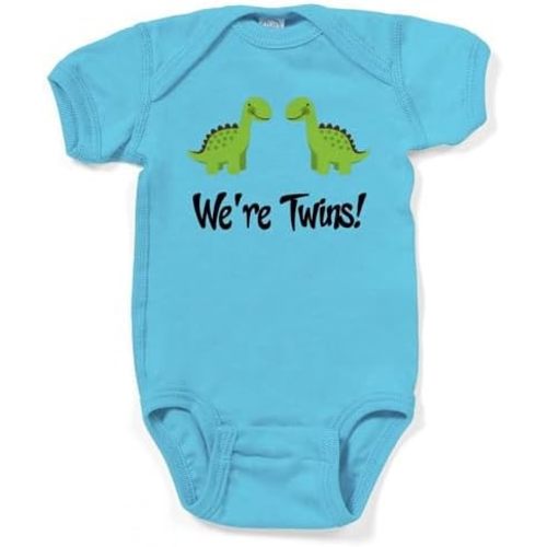 CafePress Twin Dinosaurs Infant Bodysuit Infant Baby Bodysuit Romper