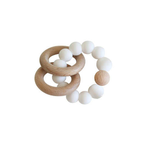 Milk White Teether Ring