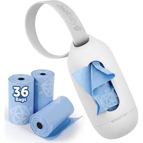 Jool Baby Disposable Diaper Bag Dispenser (Gray) + 3 Refill Rolls (Lavender-Scented) - Attaches to Stroller or Diaper Bag for On-the-Go Convenience