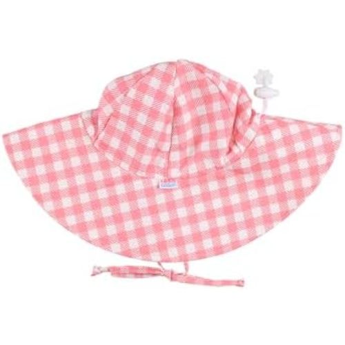 RuffleButts Baby-Girls Sun Hat Floppy Wide Brim UPF 50+ - Baby Sun Hat with Sun Protection
