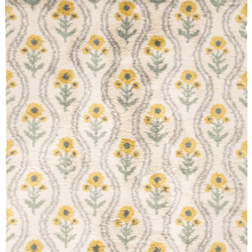 5x8 Stella Floral Squiggle Super Soft Area Rug